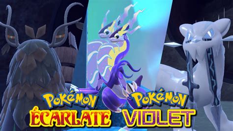 Tous les Légendaires Pokemon Ecarlate et Violet。